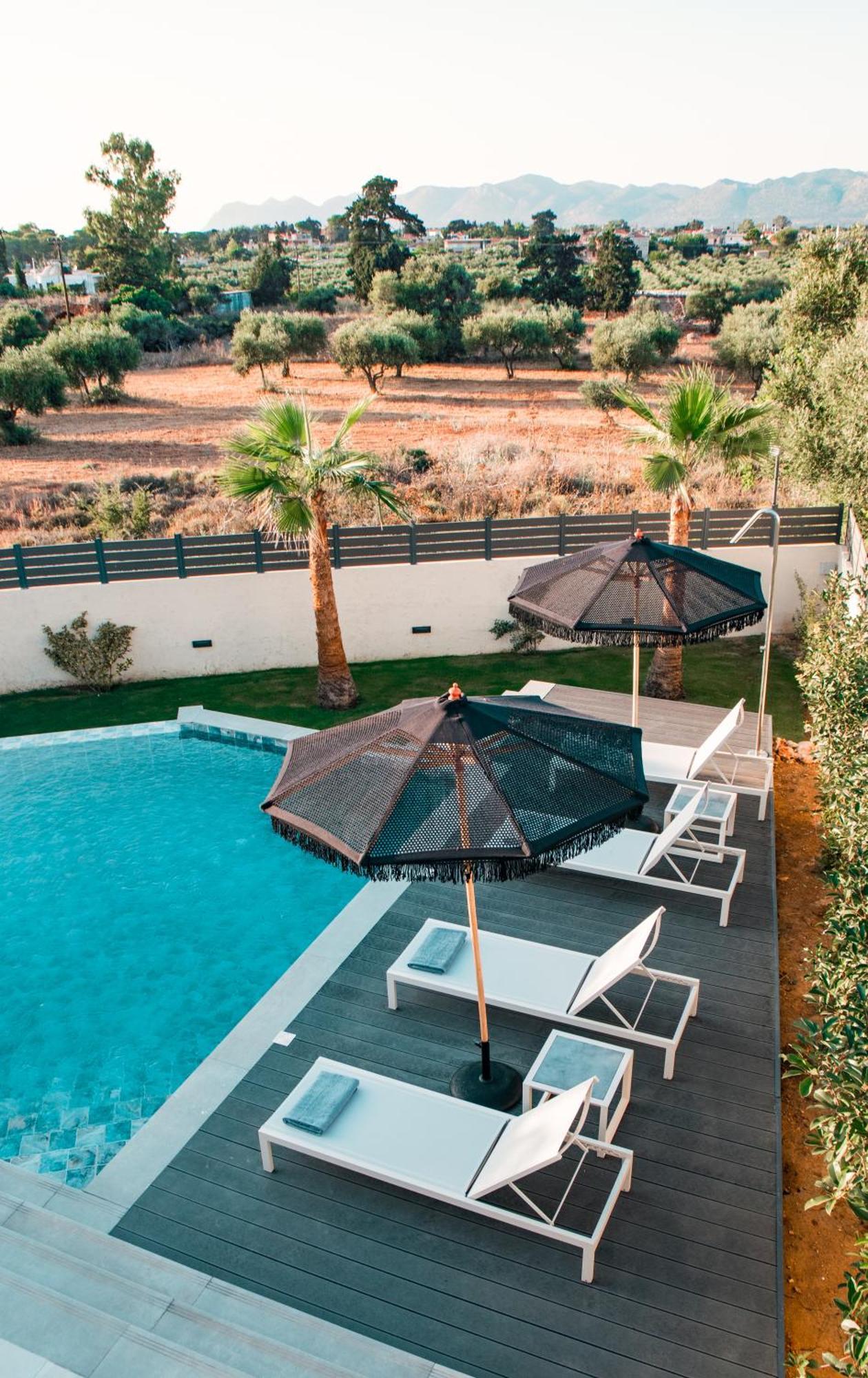 Kyamon Estate Luxury Villa Chrissi Akti Chania Exterior foto
