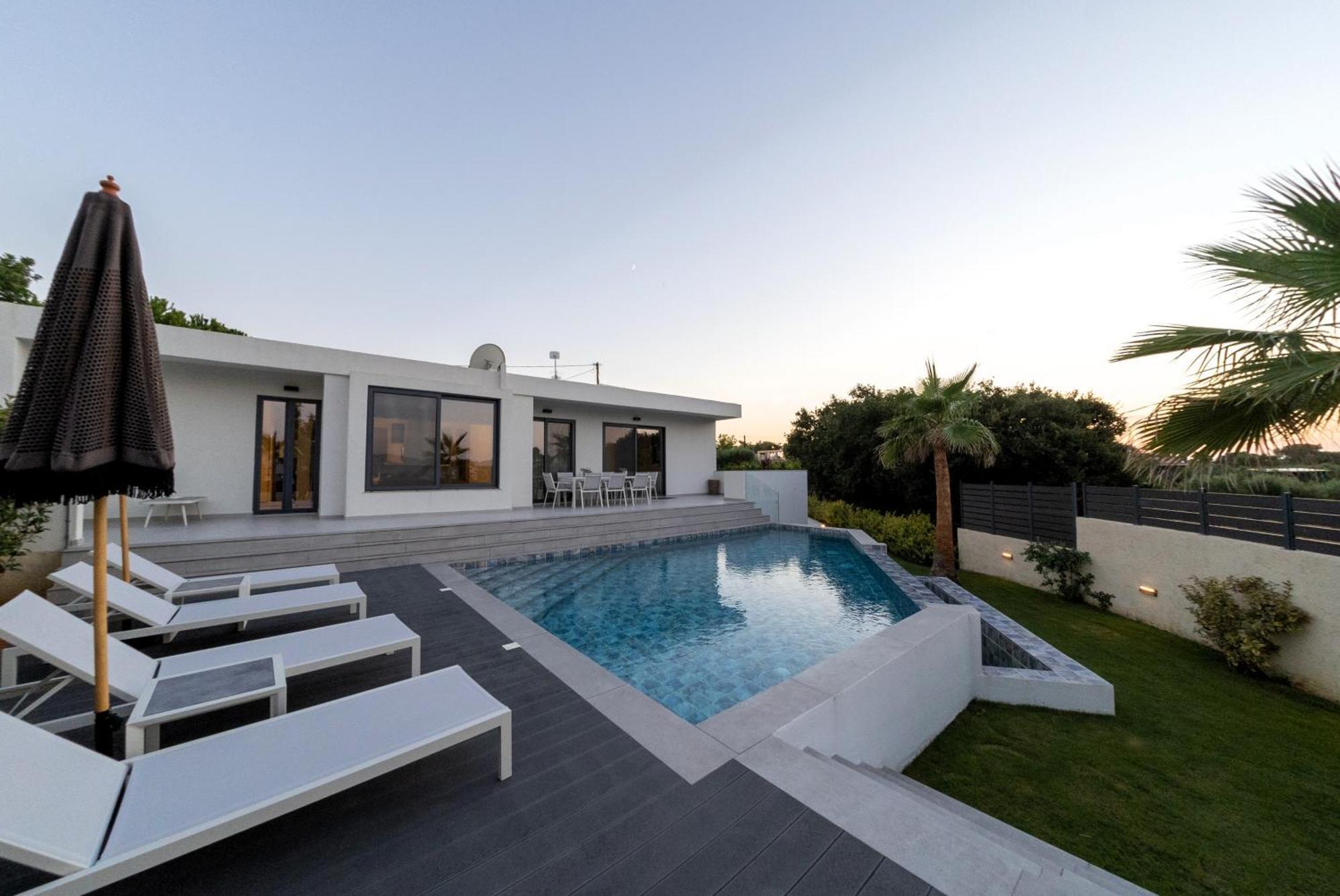 Kyamon Estate Luxury Villa Chrissi Akti Chania Exterior foto