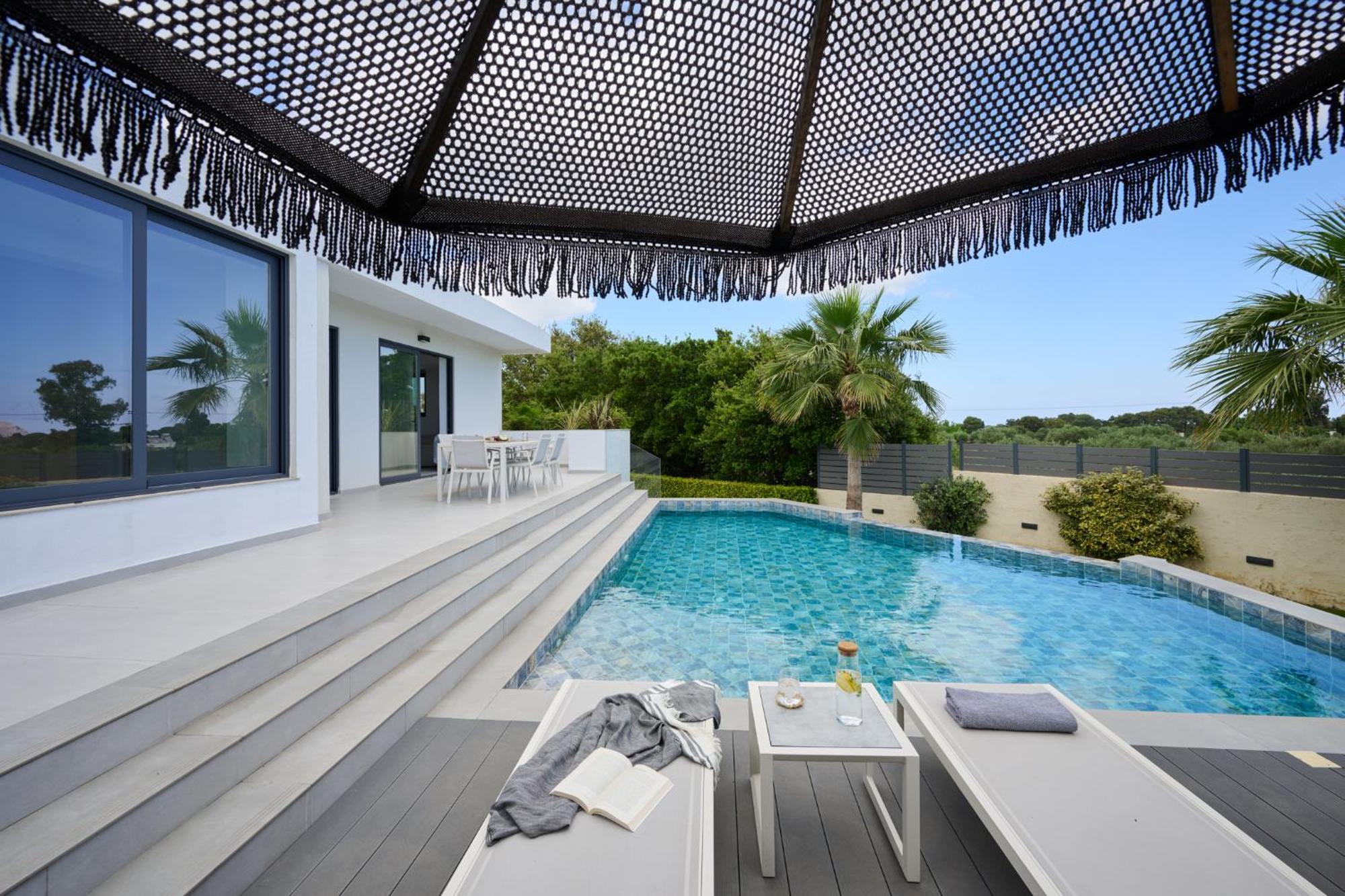 Kyamon Estate Luxury Villa Chrissi Akti Chania Exterior foto
