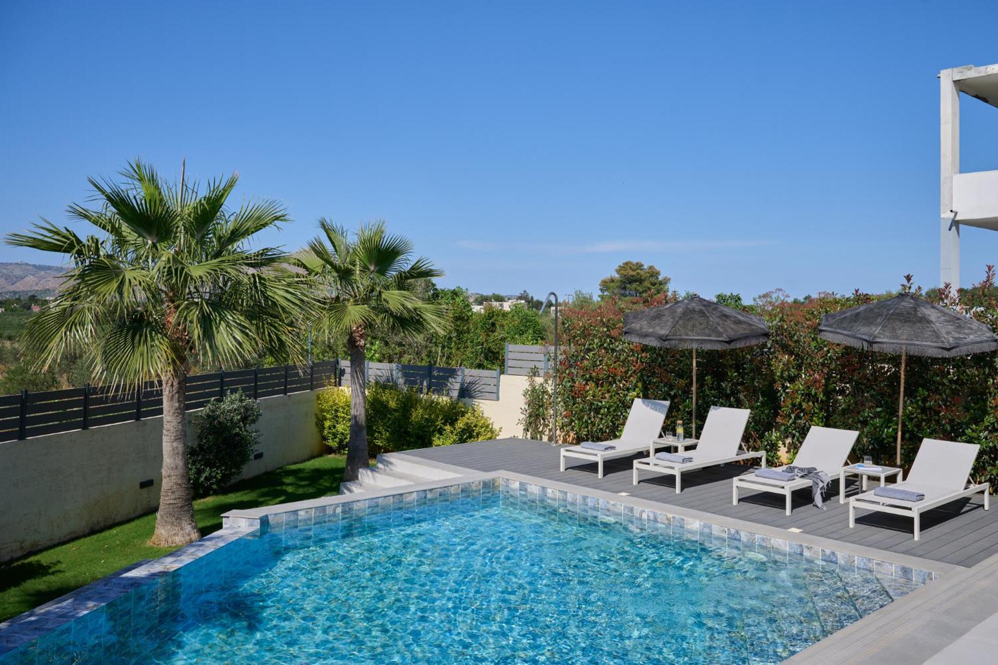 Kyamon Estate Luxury Villa Chrissi Akti Chania Exterior foto