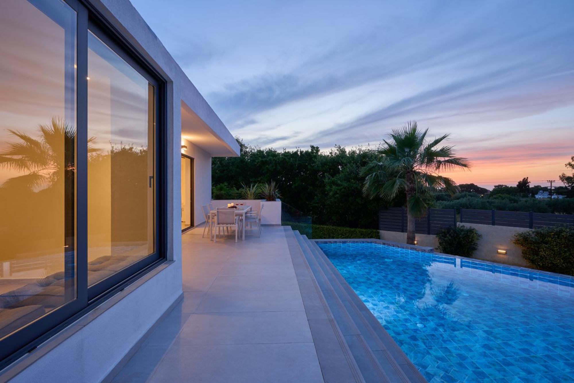 Kyamon Estate Luxury Villa Chrissi Akti Chania Exterior foto